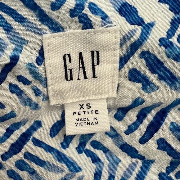 Gap XS Petite blue and white dress - Picture 6 of 9